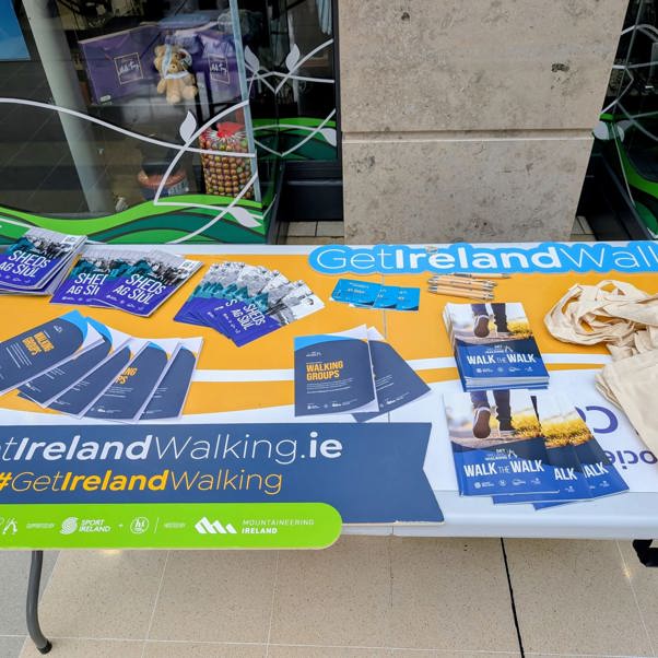 Natalia Pocelujko Represents Get Ireland Walking at St James’s Hospital for National Workplace Wellbeing Day!