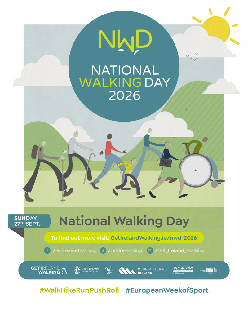National Walking Week: Mon 21st Sept to Sun 27th Sept, part of European Week of Sport!